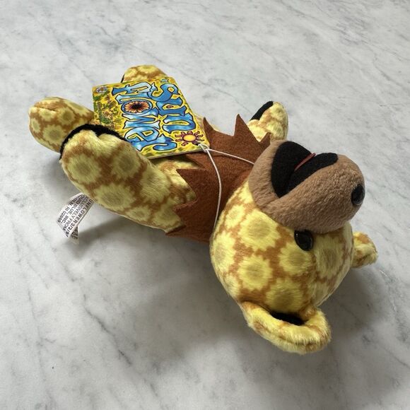 Grateful Dead Sunflower Bean Bear 7" Plush w/ Tag Dancing Bear Liquid Blue - Picture 3 of 13
